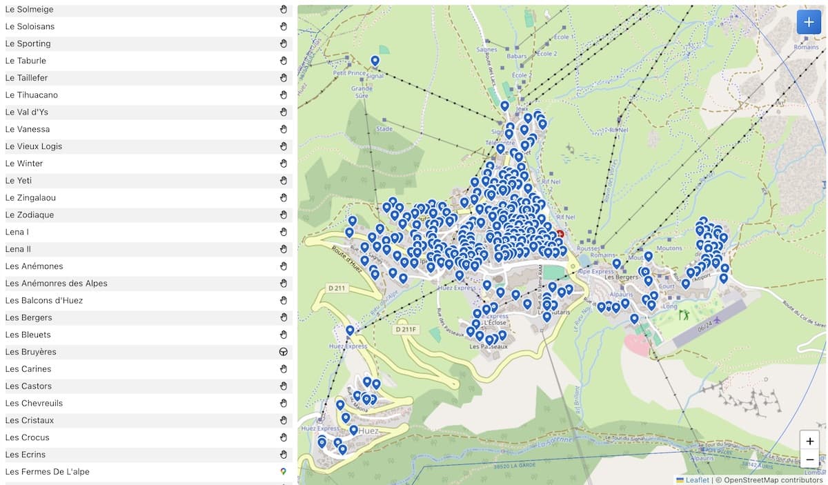 MseM Places — Remplacement de Google Places